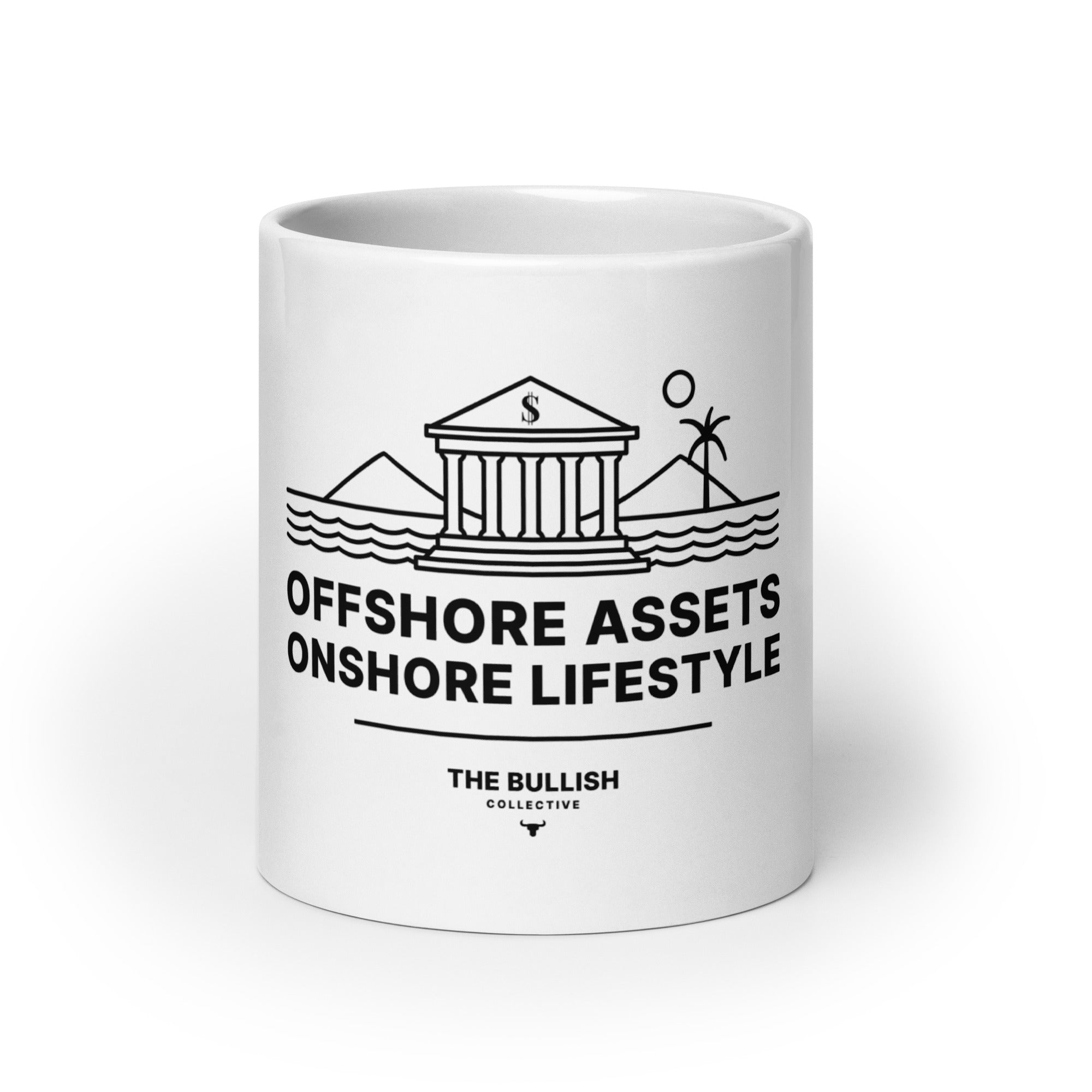 Offshore assets - White glossy mug